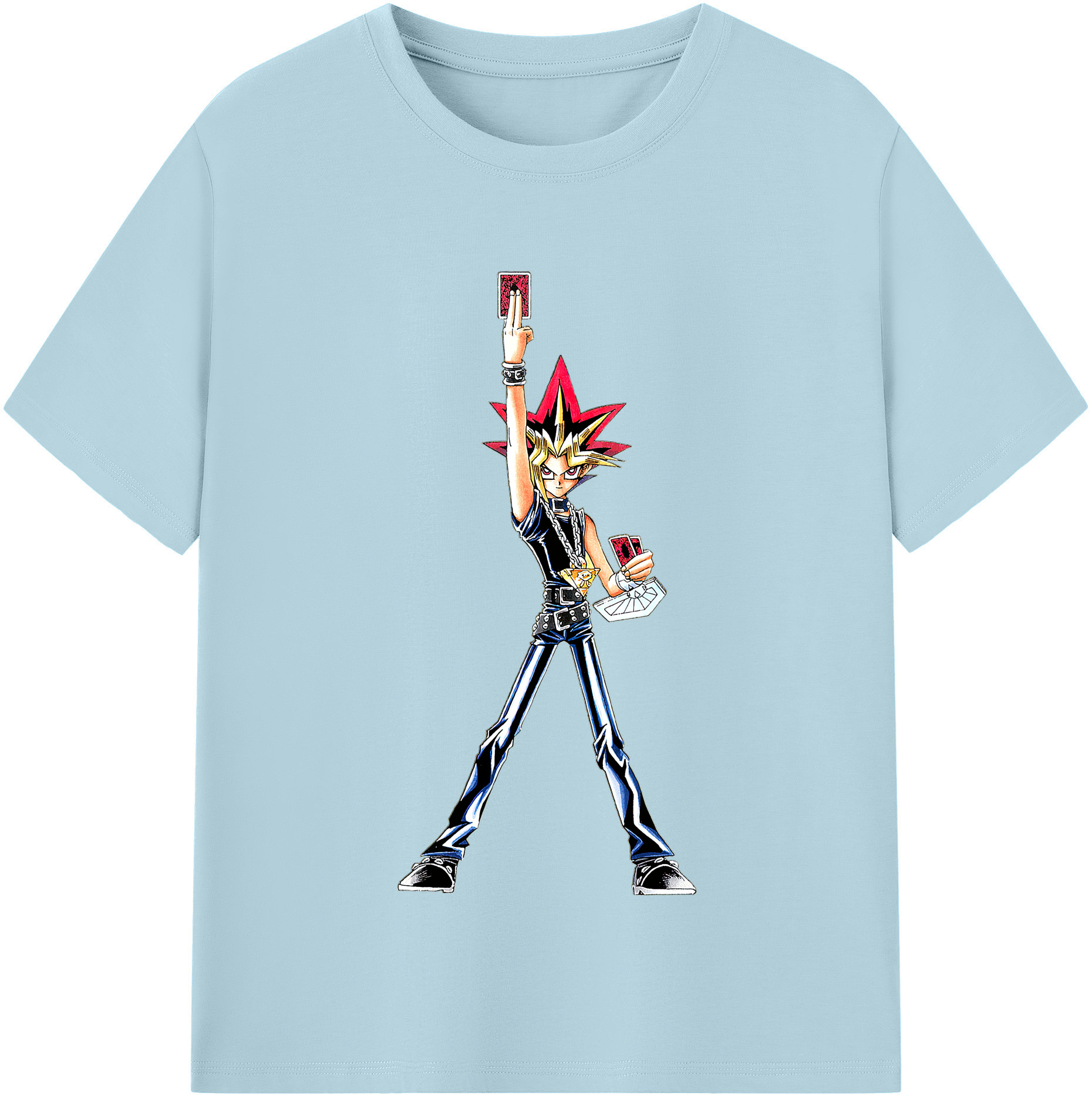 （画像用） 遊☆戯☆王 Yu-Gi-Oh! 綿100％半袖Tシャツ（フロントプリント）